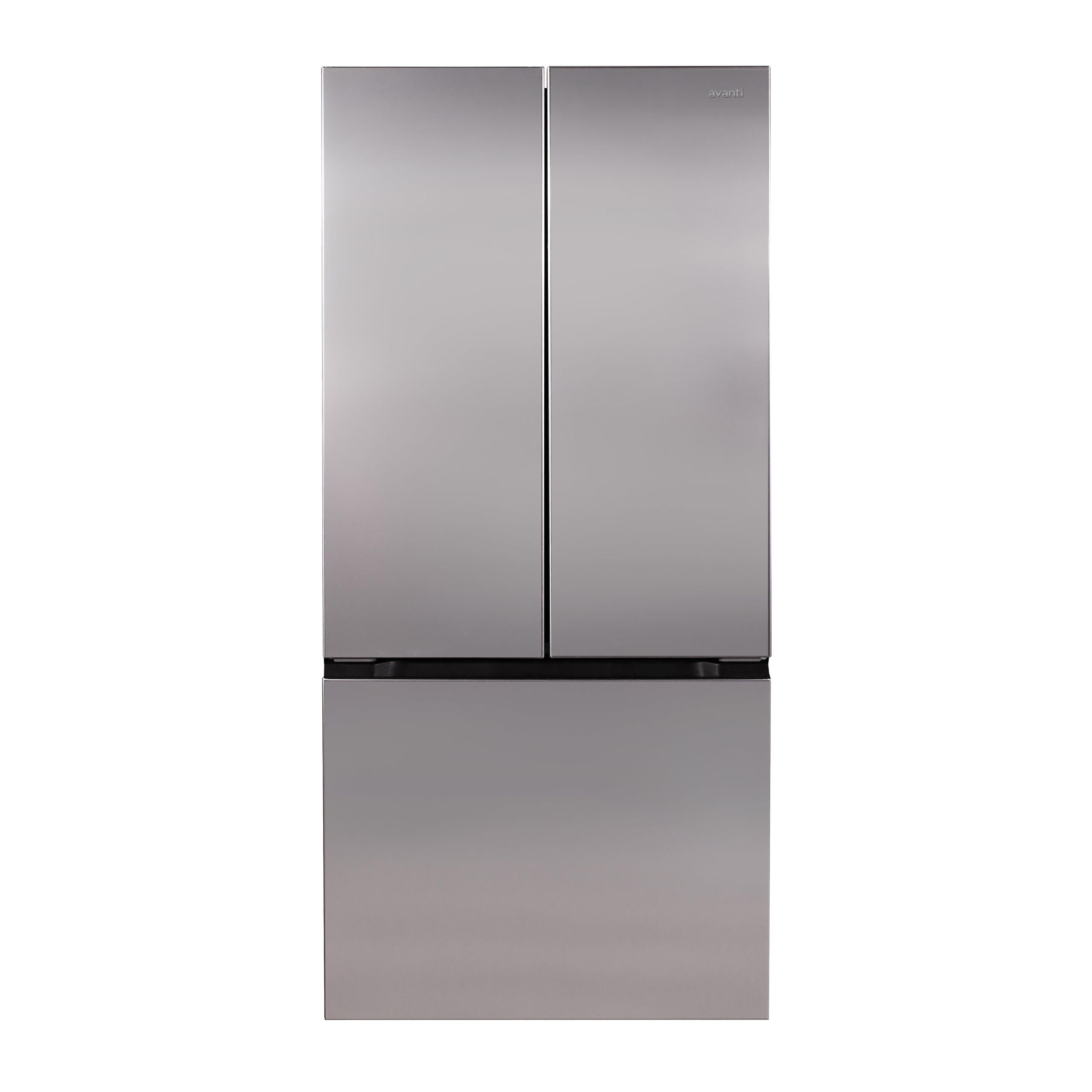 AVANTI Avanti Frost Free French Door Refrigerator, 17.5 cu. ft. in Stainless Steel - FFFDS175L3S