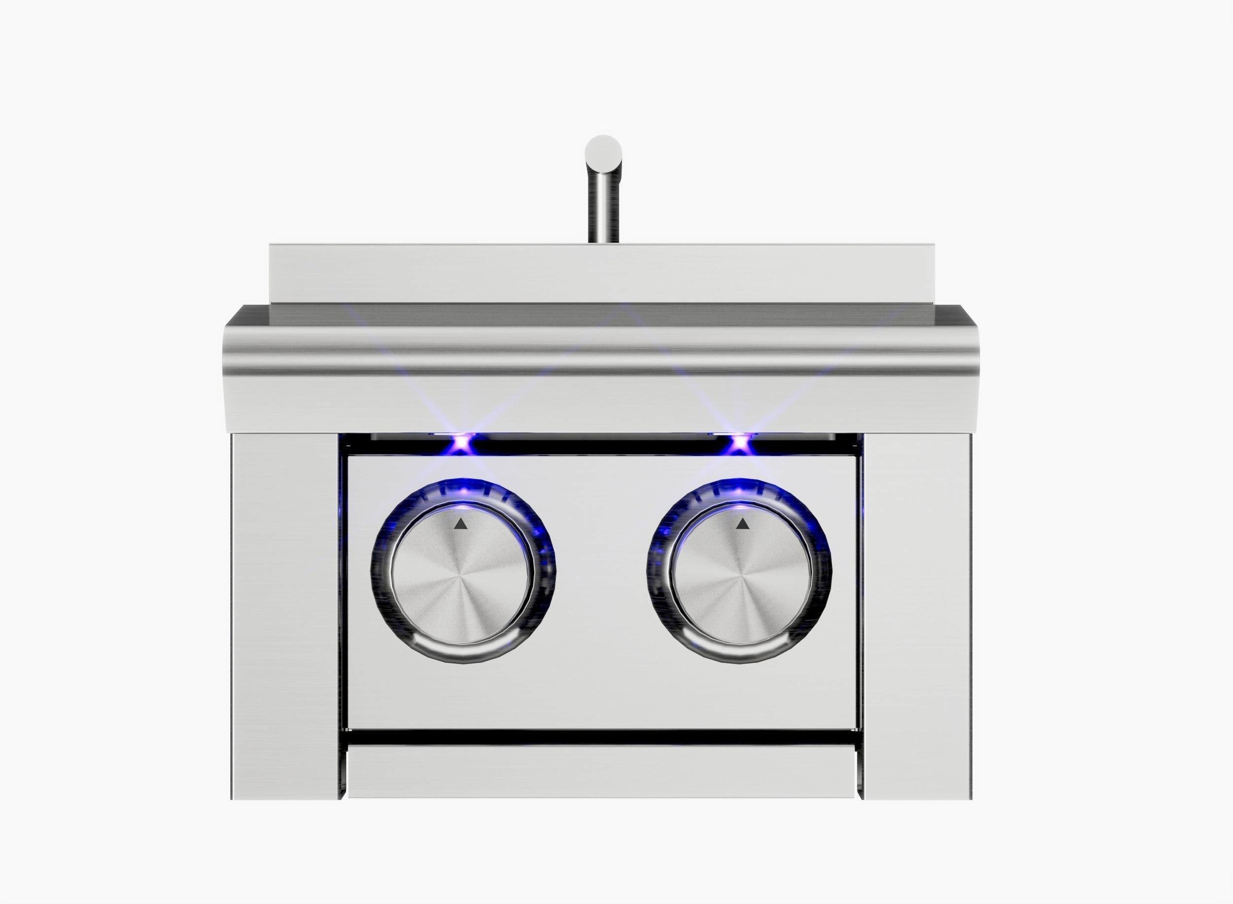 XO APPLIANCE XOGSIDEBXLTN XO Performance XLT Double Side Burner NG - XOGSIDEBXLTN