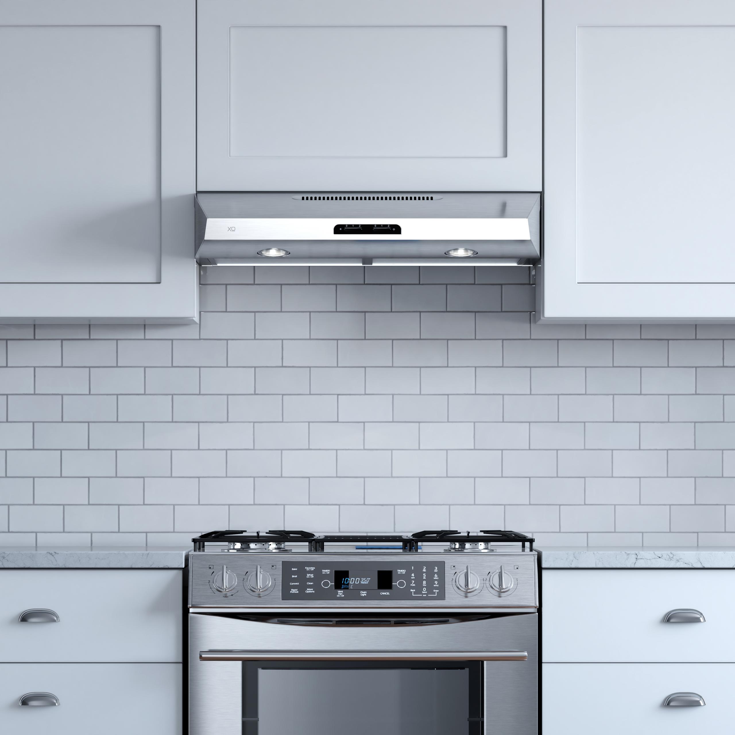 XO APPLIANCE XOE30S 30" 350 CFM Under Cabinet Range Hood in Stainless Steel - XOE30S