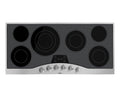 VIKING 45" Electric Cooktop - RVEC in Stainless Steel On Black - RVEC3456BSB