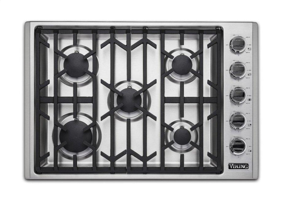 VIKING 30" Gas Cooktop in Stainless Steel - VGSU53015BSSLP