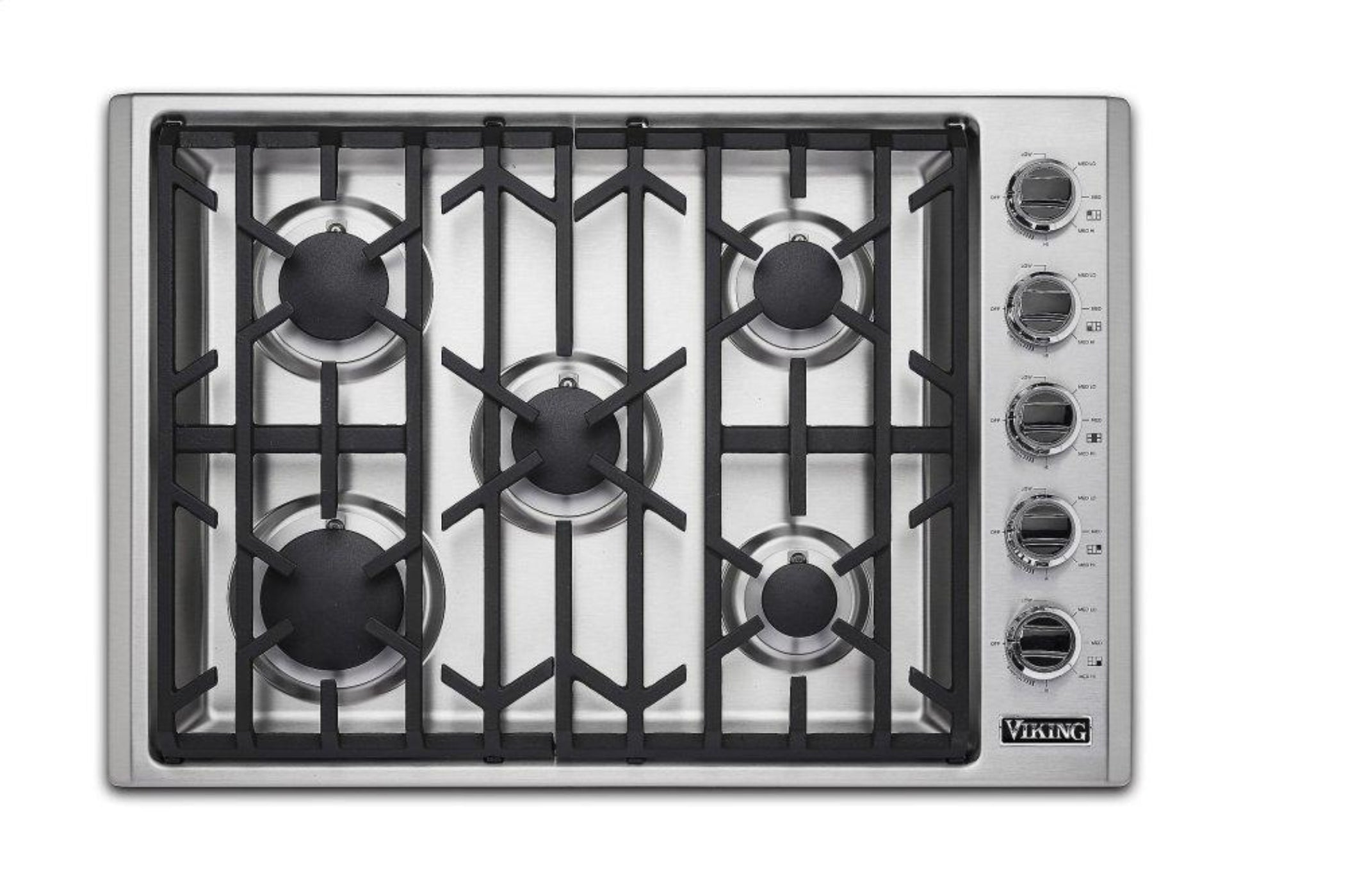 VIKING 30" Gas Cooktop in Stainless Steel - VGSU53015BSSLP