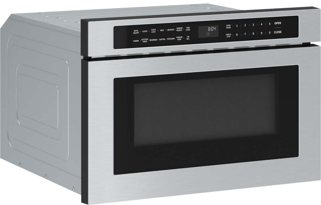 ZEPHYR Microwave Drawer, 24in, Built-In, SS, 1.2 cu. ft. in Stainless Steel - MWD2401AS