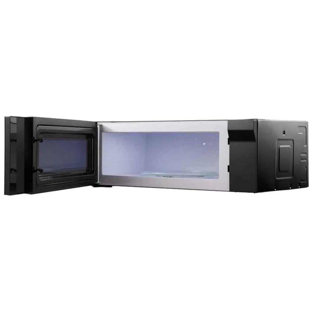 XO APPLIANCE XOOTR30LPS Low-Profile 30" Over-The-Range Microwave Oven in Black Glass with in Stainless Steel Trim Black On Stainless - XOOTR30LPS