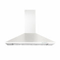 XO APPLIANCE XOB36WC 36" CCC 600/395 CFM Italian Made Wall Mount Chimney Range Hood White - XOB36WC