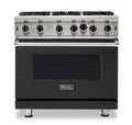 VIKING 36" Open Burner Gas Range Viking 5 Series Black - VGIC53626BCS