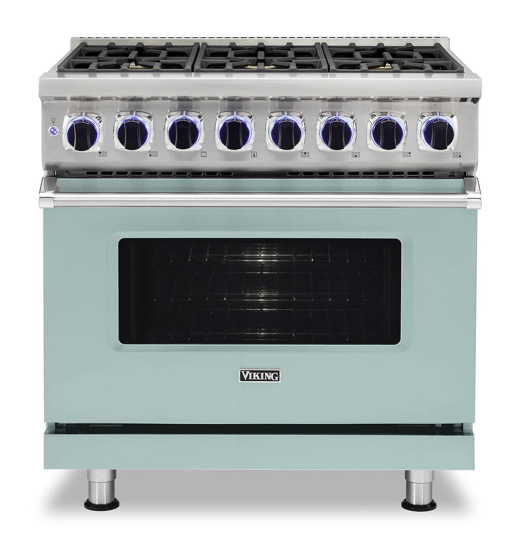 VIKING 36" Dual Fuel Range - VDR7362 Viking 7 Series Other - VDR73626BSP