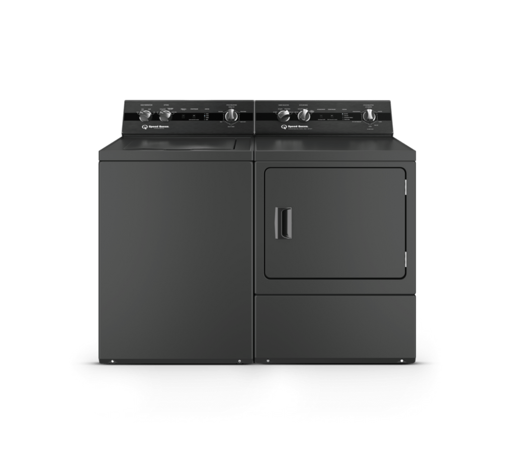 SPEED QUEEN DC5004BG DC5 Sanitizing Gas Dryer with Pet Plus Extended Tumble Steam Black - DC5004BG