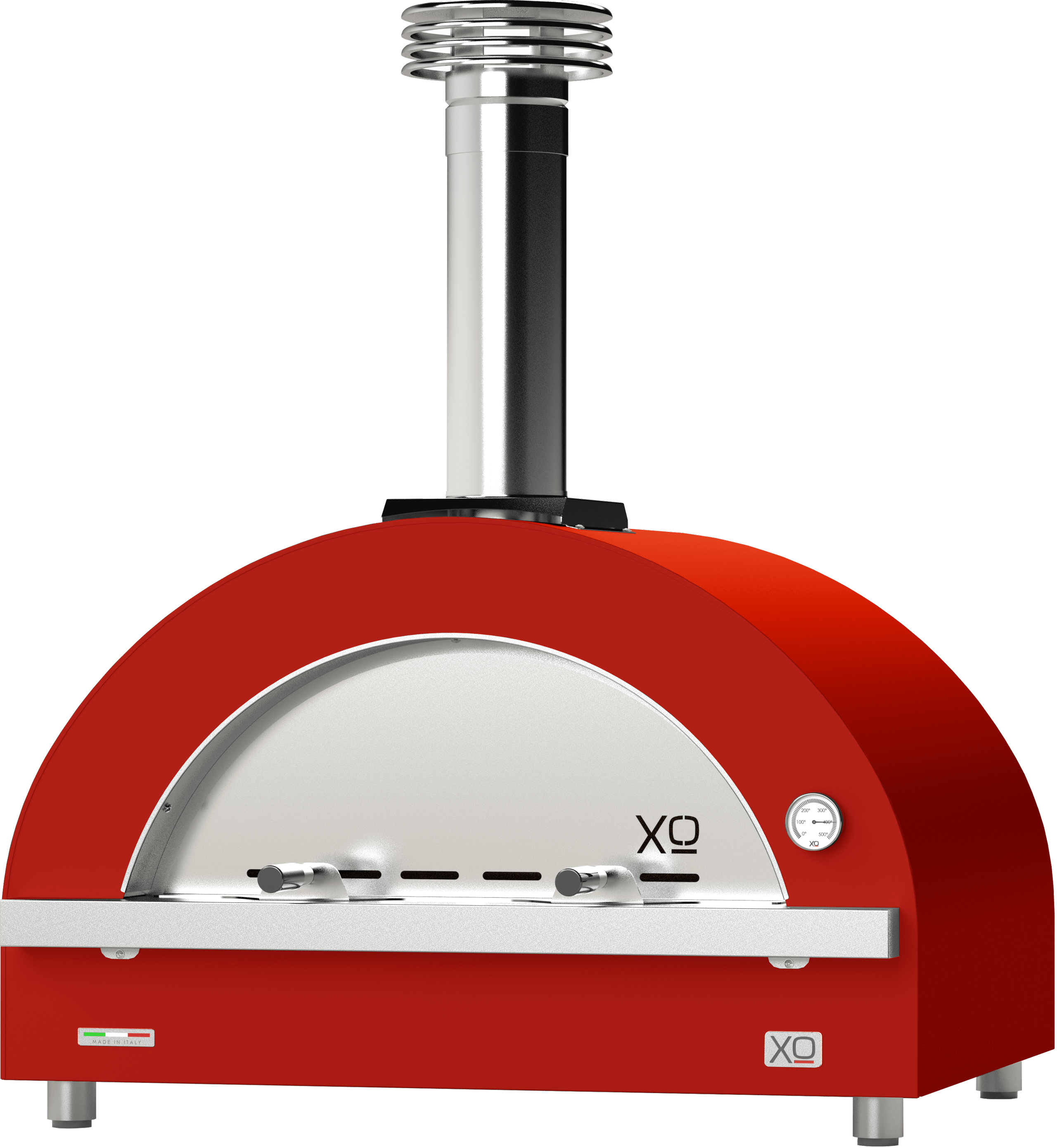 XO APPLIANCE XOPIZZA4WRO 40" Wood-Fired Oven Rosso (Red) Red - XOPIZZA4WRO