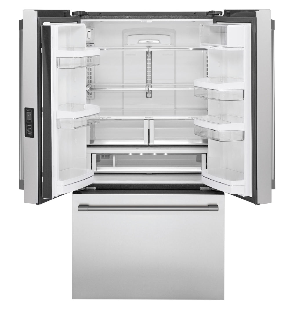 MONOGRAM Monogram Counter-Depth French-Door Refrigerator in Stainless Steel - ZWE23NSYSS