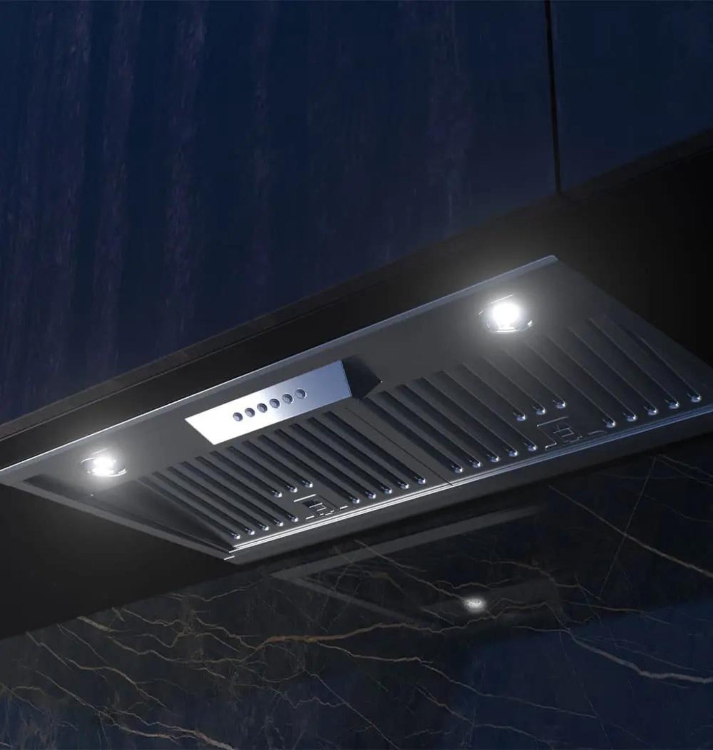 XO APPLIANCE XOI4515SC 45" W 15" D 600/395 CFM in Stainless Steel insert in Stainless Steel - XOI4515SC