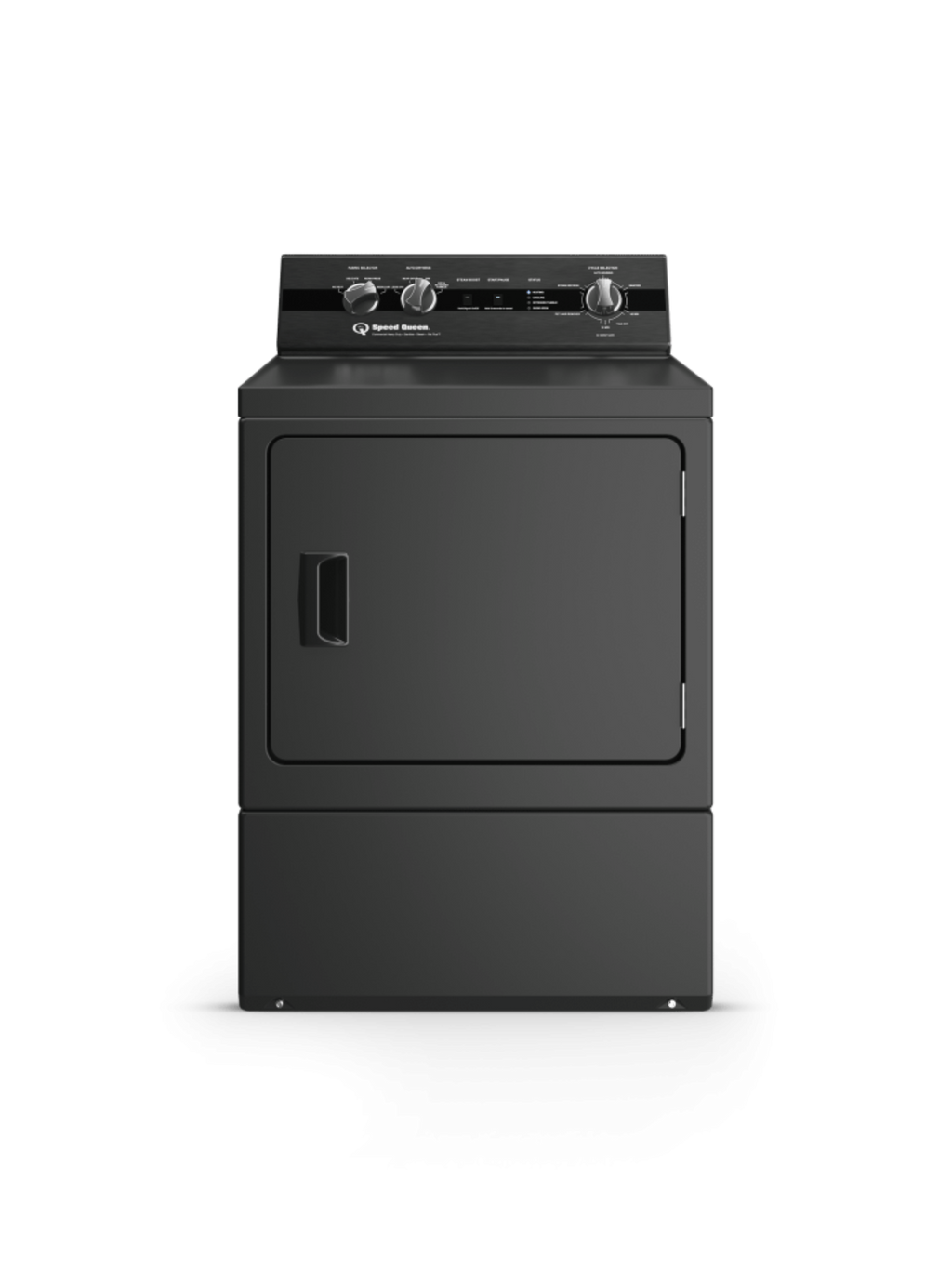 SPEED QUEEN DC5004BE DC5 Sanitizing Electric Dryer with Pet Plus Extended Tumble Steam  Black - DC5004BE