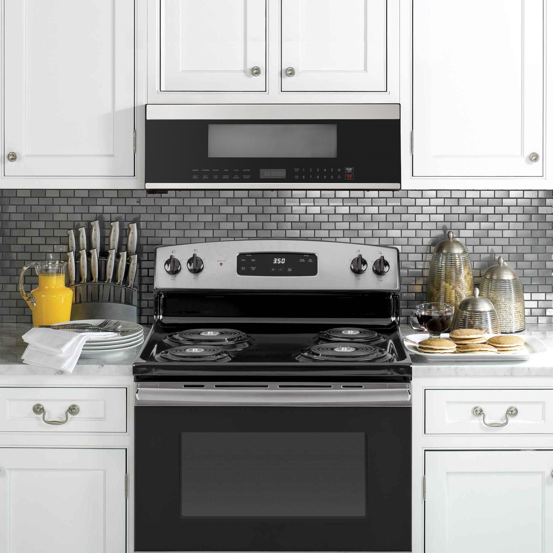 XO APPLIANCE XOOTR30LPS Low-Profile 30" Over-The-Range Microwave Oven in Black Glass with in Stainless Steel Trim Black On Stainless - XOOTR30LPS