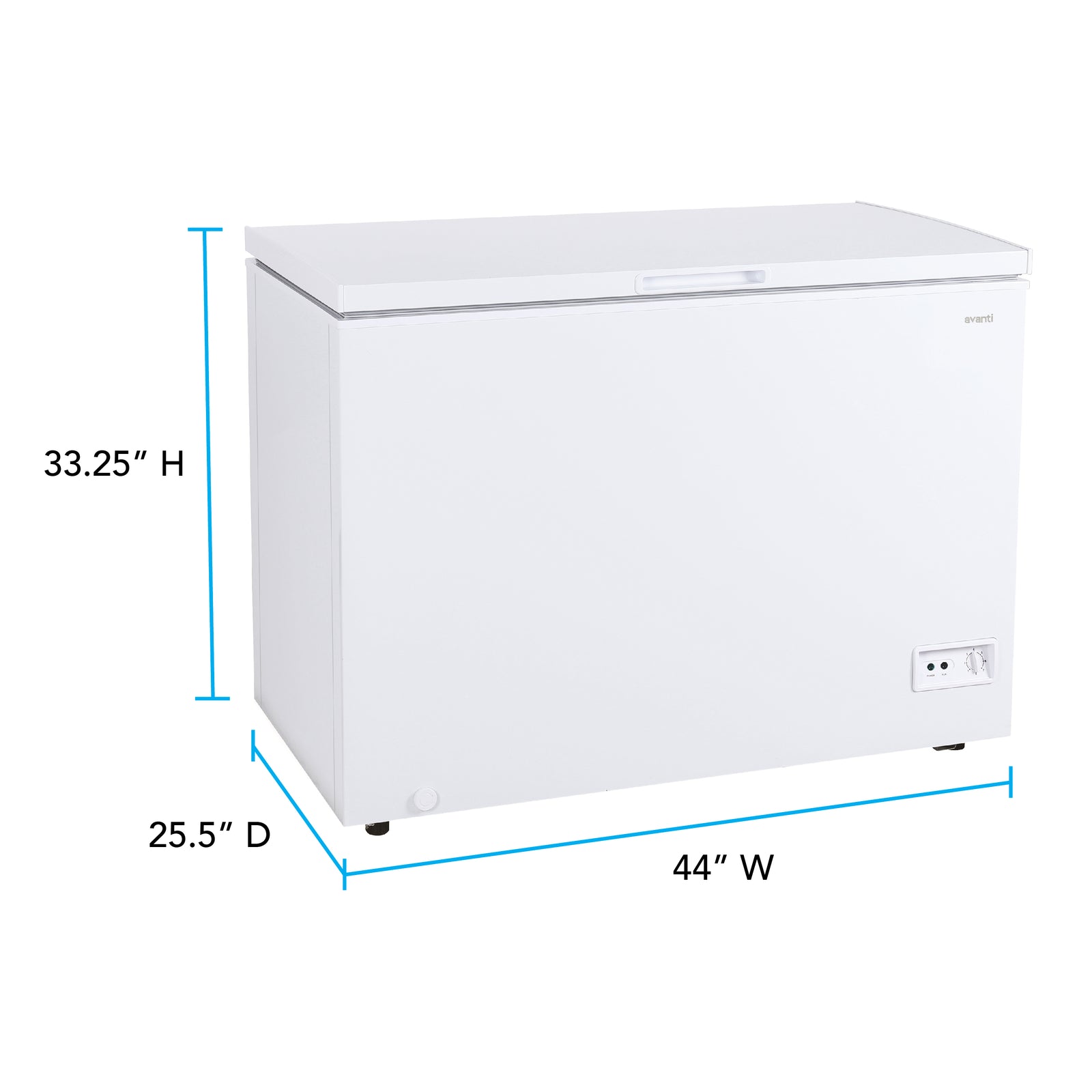AVANTI Avanti 10.0 cu. ft. Garage Ready Convertible Chest Freezer White - CF10F0W
