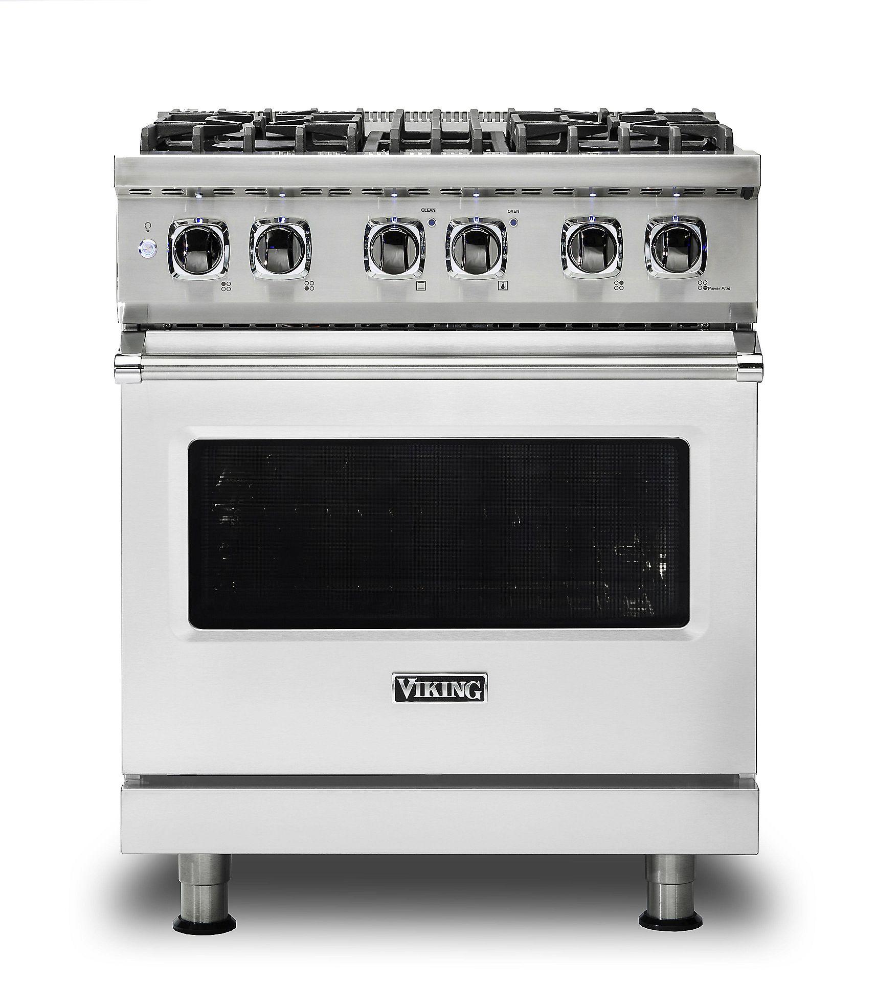 VIKING 30" Dual Fuel Range Viking 5 Series in Stainless Steel - VDR5304BSSLP