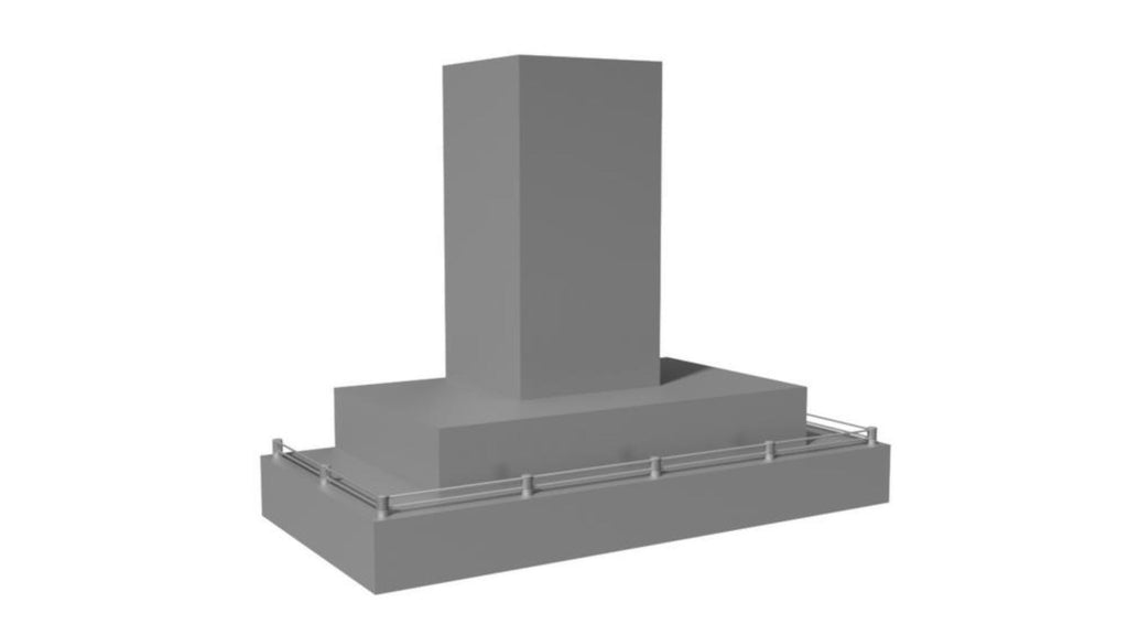 VENTAHOOD 60" Island Contemporary Range Hood - CILH92260
