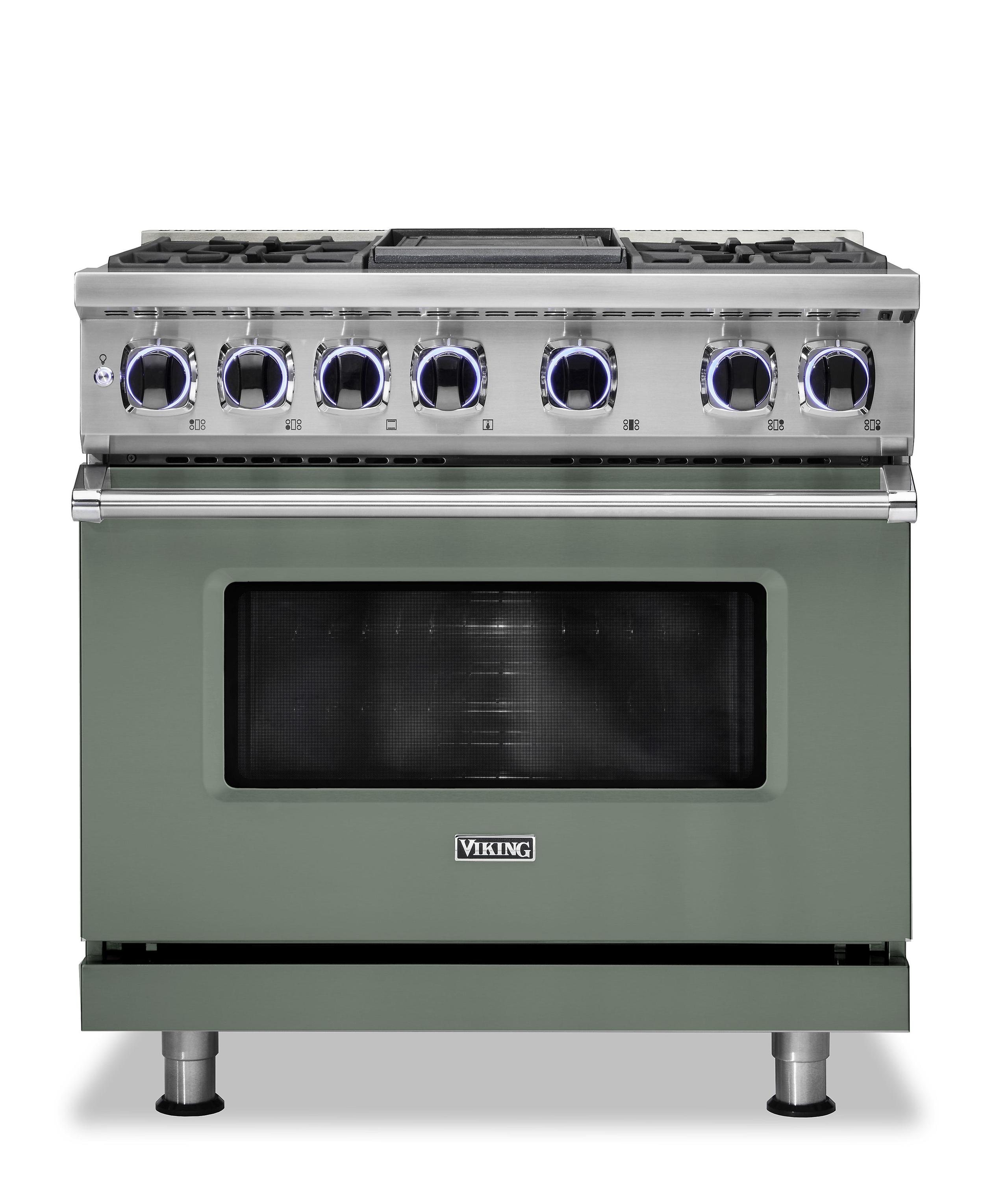 VIKING 36" Dual Fuel Range - VDR7362 Viking 7 Series Green - VDR73624GEU