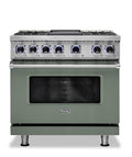 VIKING 36" Dual Fuel Range - VDR7362 Viking 7 Series Green - VDR73624GEULP