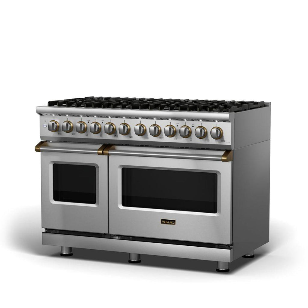 VIKING 48" Dual Fuel Range - VDR548 Viking 5 Series Gray - VDR5488BDG