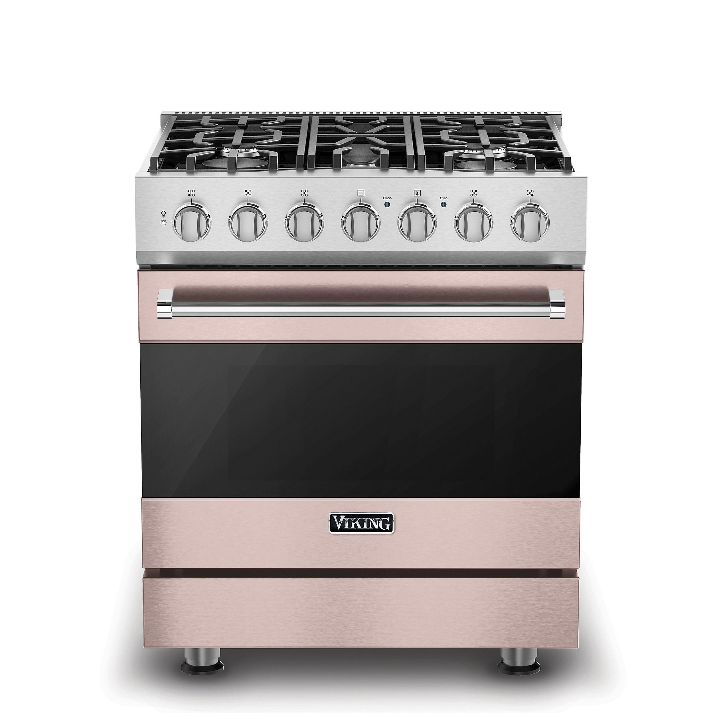 VIKING 30" Self-Cleaning Dual Fuel Range Viking 3 Series Pink - RVDR33025BBHLP