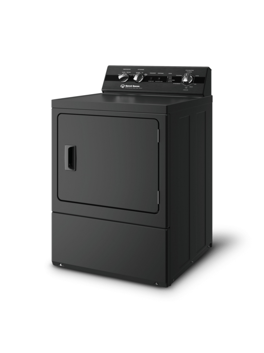 SPEED QUEEN DC5004BG DC5 Sanitizing Gas Dryer with Pet Plus Extended Tumble Steam Black - DC5004BG