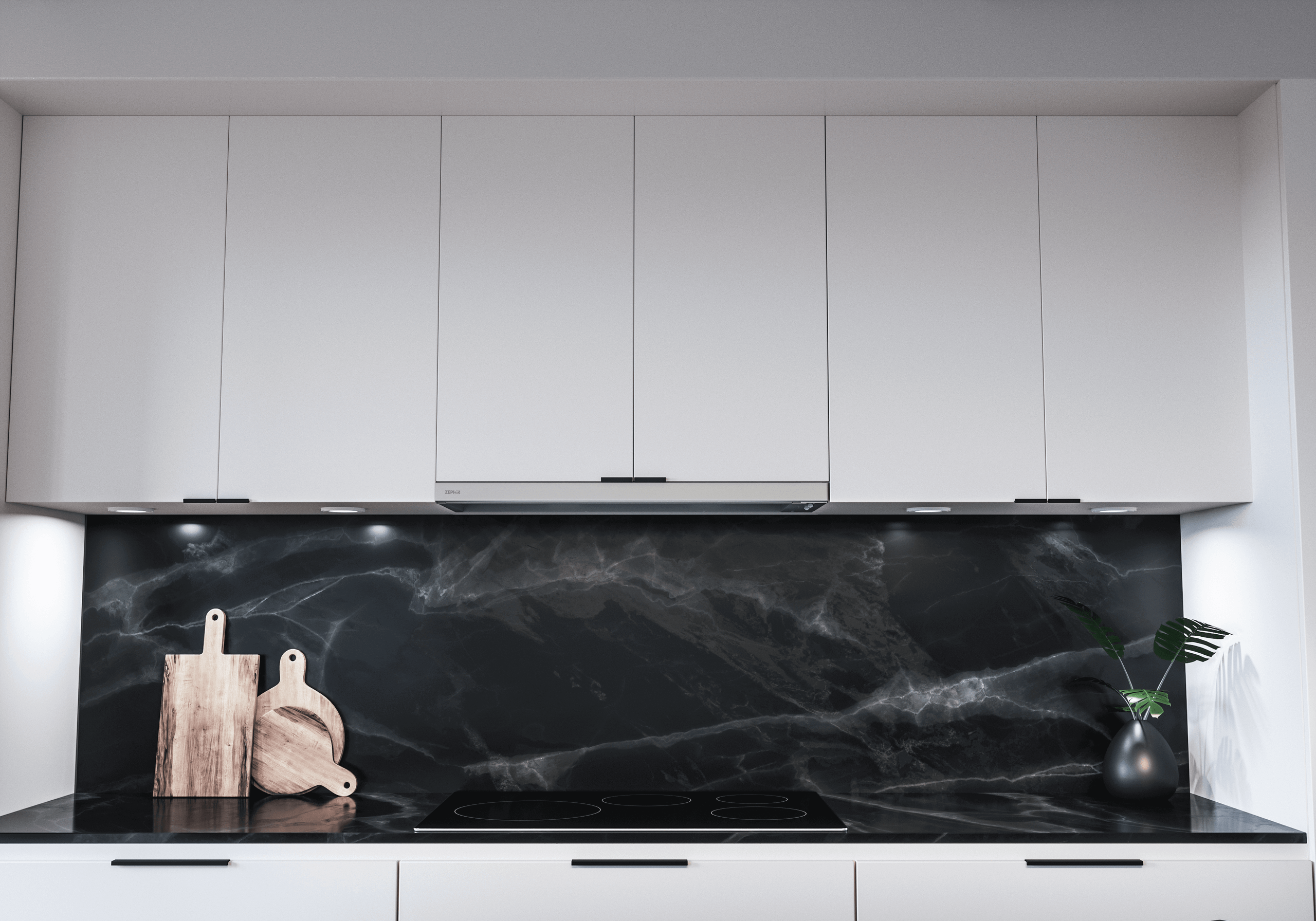 ZEPHYR Pisa, Under Cabinet, 30", SS, 500 CFM in Stainless Steel - ZPIE30BG