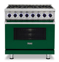 VIKING 36" Dual Fuel Range - VDR7362 Viking 7 Series Green - VDR73626BIV