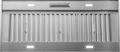 ZEPHYR Monsoon II, Insert, 52-3/8in, SS, LED, ACT in Stainless Steel - AK9352BS