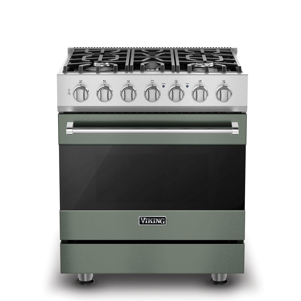 VIKING 30" Self-Cleaning Dual Fuel Range Viking 3 Series Green - RVDR33025BEU