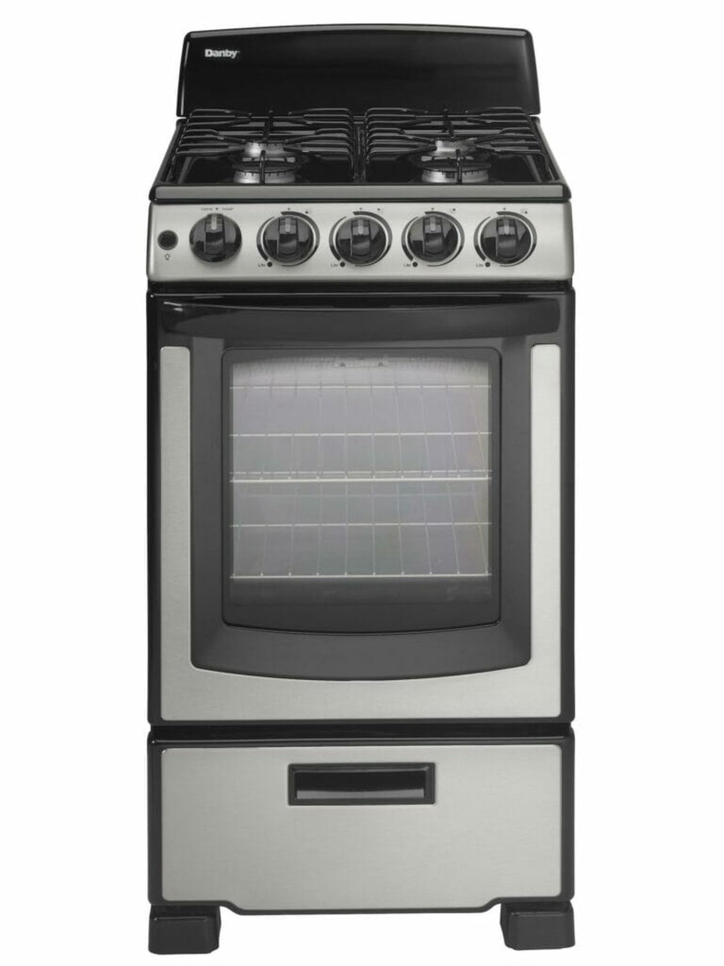 DANBY Danby 20" Wide Gas Range in Stainless Steel - DR203BSSGLP