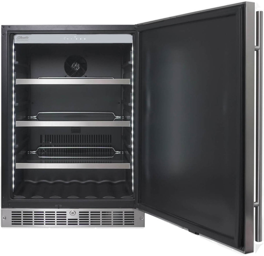 SILHOUETTE Silhouette 5.5 Cu. Ft. Built-in Fridge in Stainless Steel - SPRAR055D1SS