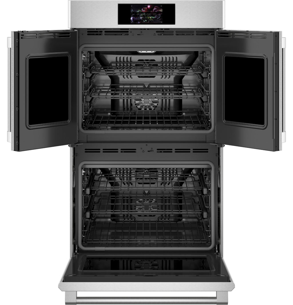 MONOGRAM Monogram 30" Statement French-Door Double Wall Oven in Stainless Steel - ZTDX1FPSNSS