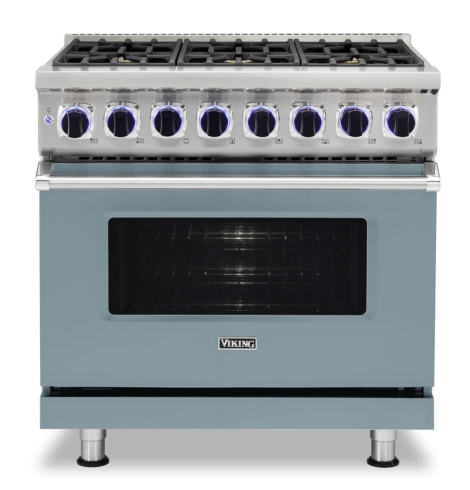 VIKING 36" Dual Fuel Range - VDR7362 Viking 7 Series Blue - VDR73626BNSLP