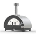 XO APPLIANCE XOPIZZA1SS Tabletop 24" x 16" Wood-Fired Oven in Stainless Steel On Black  - XOPIZZA1SS