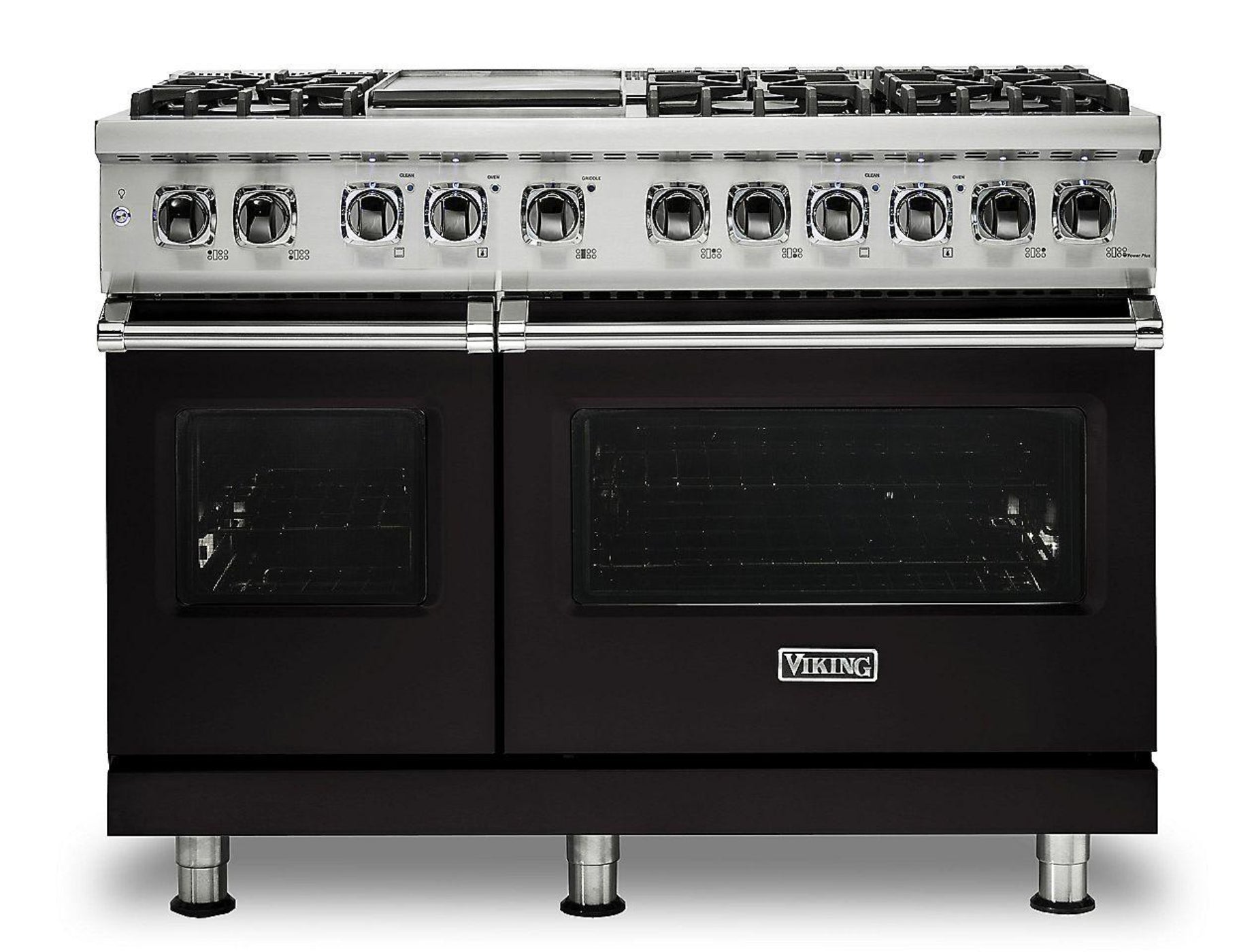Klein Tools VIKING 48" Dual Fuel Range - Viking 5 Series Black - VDR5486GON