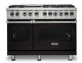 Klein Tools VIKING 48" Dual Fuel Range - Viking 5 Series Black - VDR5486GONLP