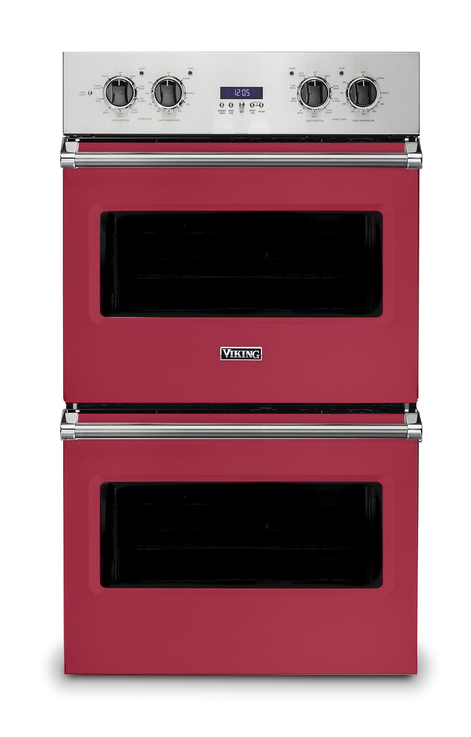 VIKING 30" Electric Double Select Oven - VDOE Red - VDOE130VA