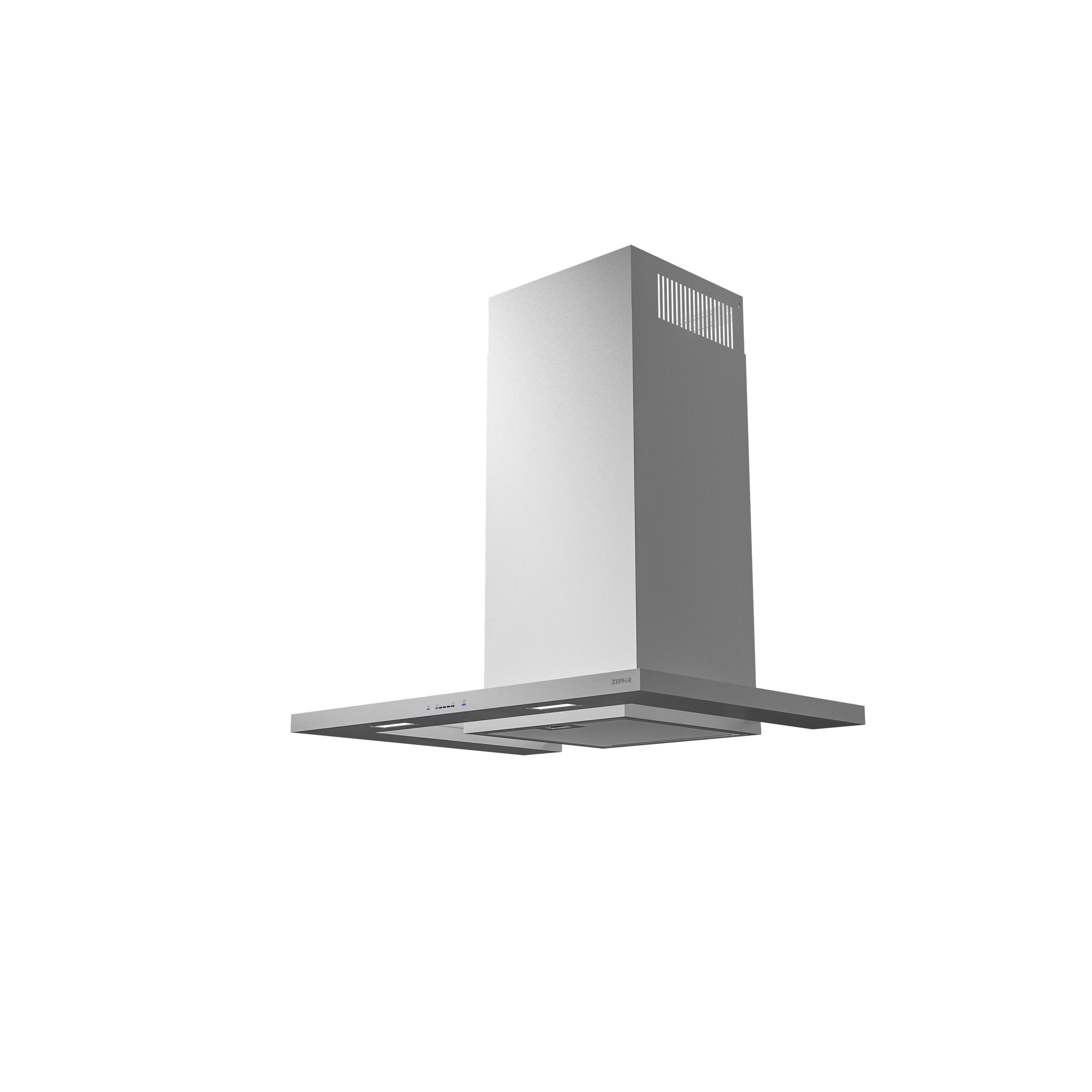 ZEPHYR Modena, Wall, 30in, SS+Glass, LED, ACT in Stainless Steel - ZMOE30BS