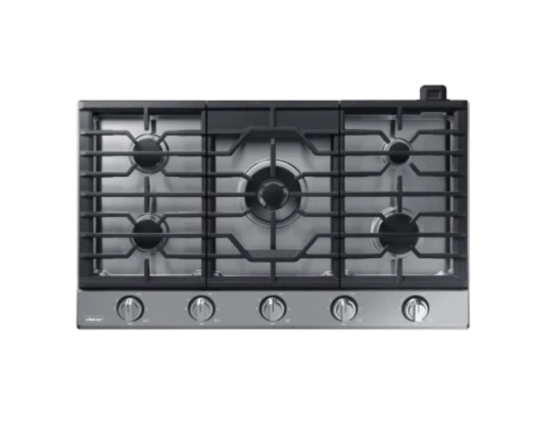 DACOR DTG36P875NS Transitional 36" Gas Cooktop, Silver in Stainless Steel, Natural Gas/Liquid Propane - DTG36P875NS