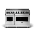 VIKING 48" Induction Range - Viking 5 Series in Stainless Steel - VIR54836BSS