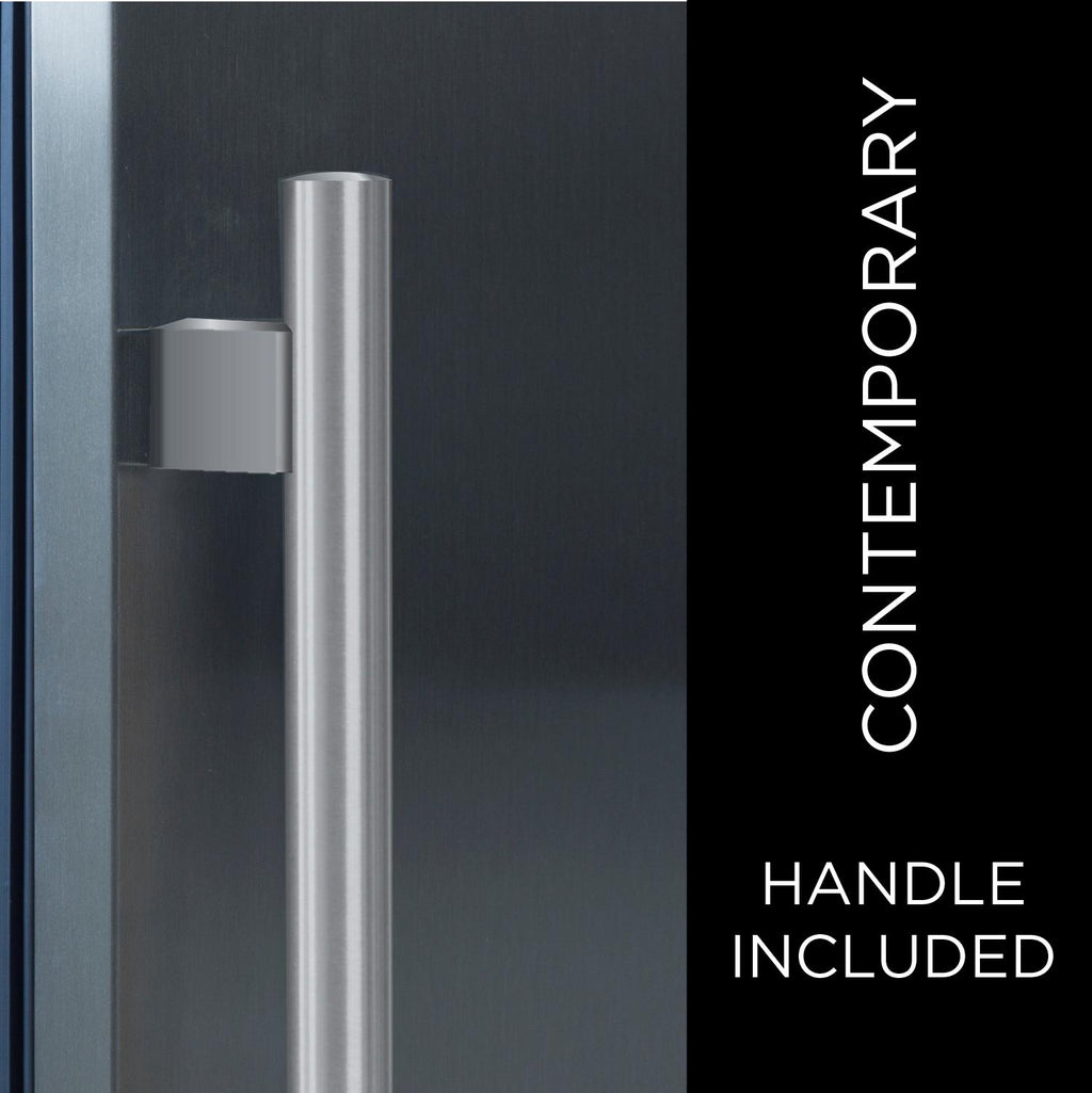 XO APPLIANCE XOU30BWDDGS 30" Beverage/Wine Double Door in Stainless Steel Glass in Stainless Steel - XOU30BWDDGS