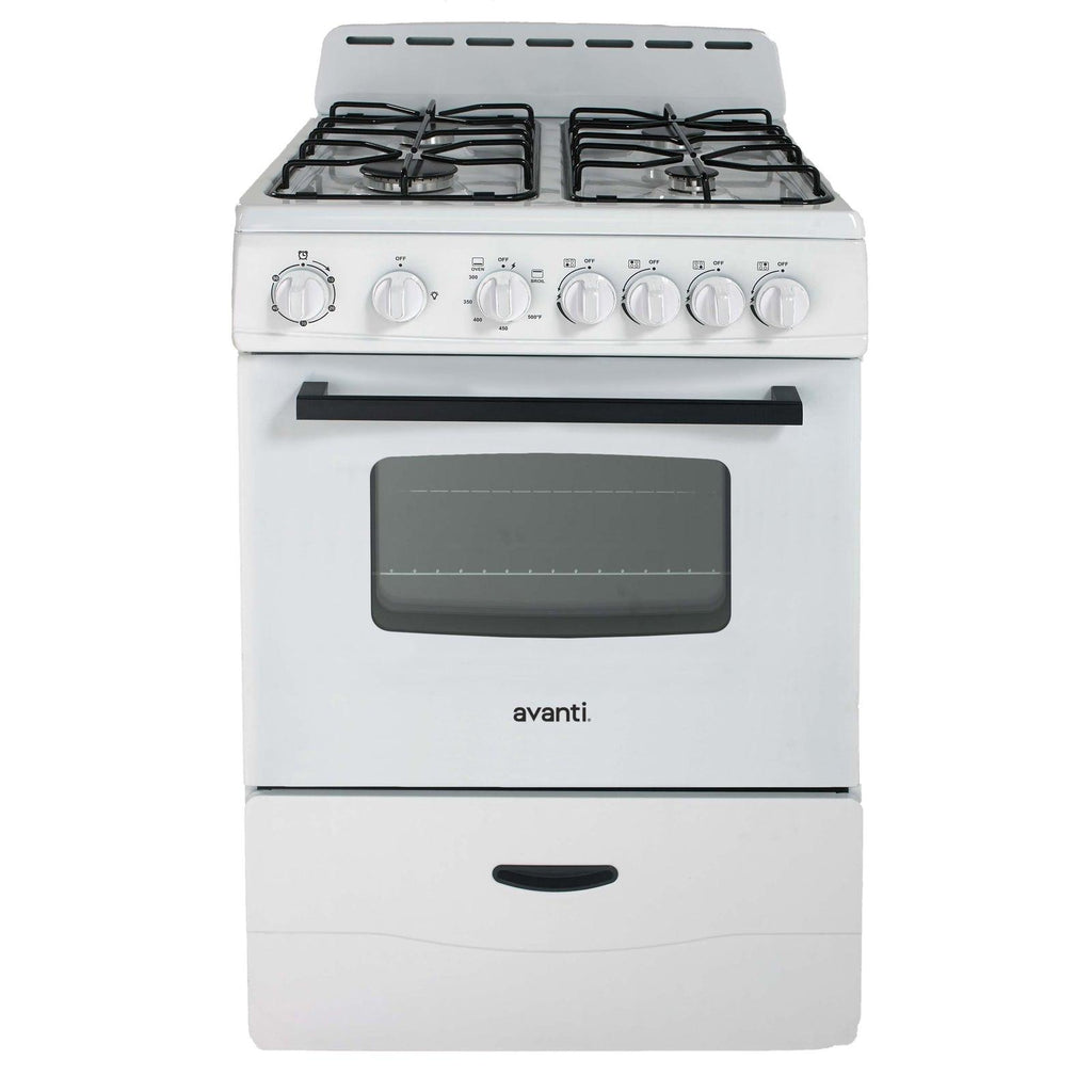 AVANTI Avanti 24" Gas Range - Black - GR2415CB