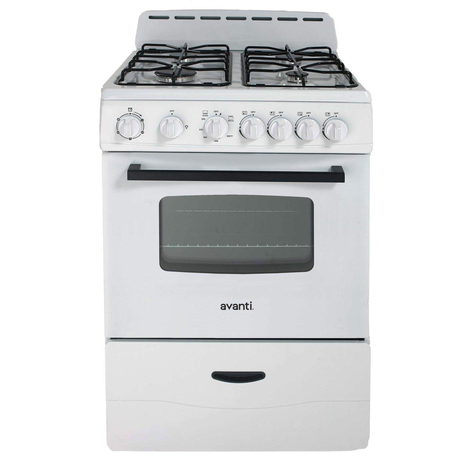 AVANTI Avanti 24" Gas Range - Black - GR2415CB