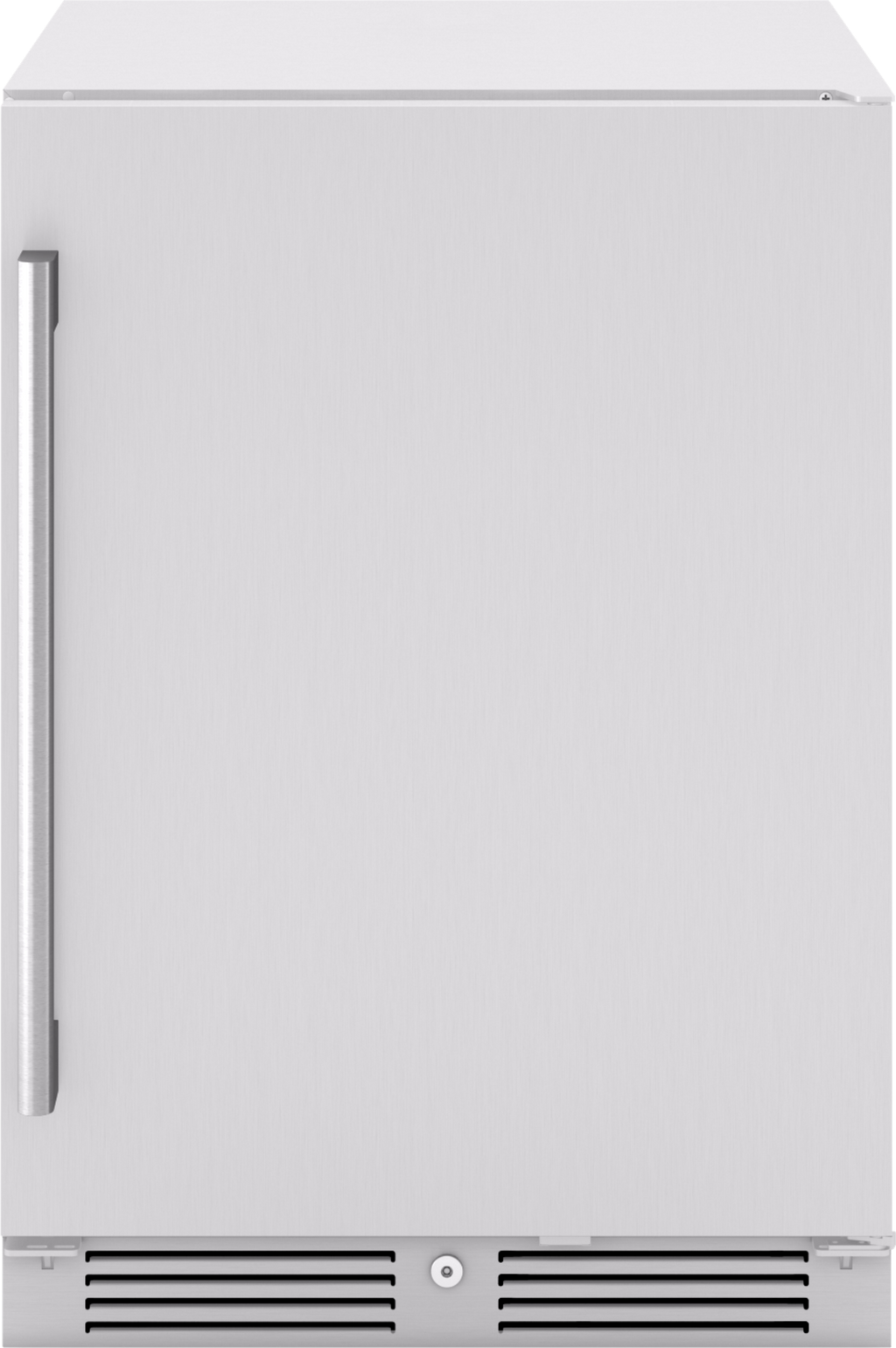 ZEPHYR Presrv Bev Outdoor Cooler, 24in UC, SS, Lock, 1Z in Stainless Steel - PRB24C01ASOD