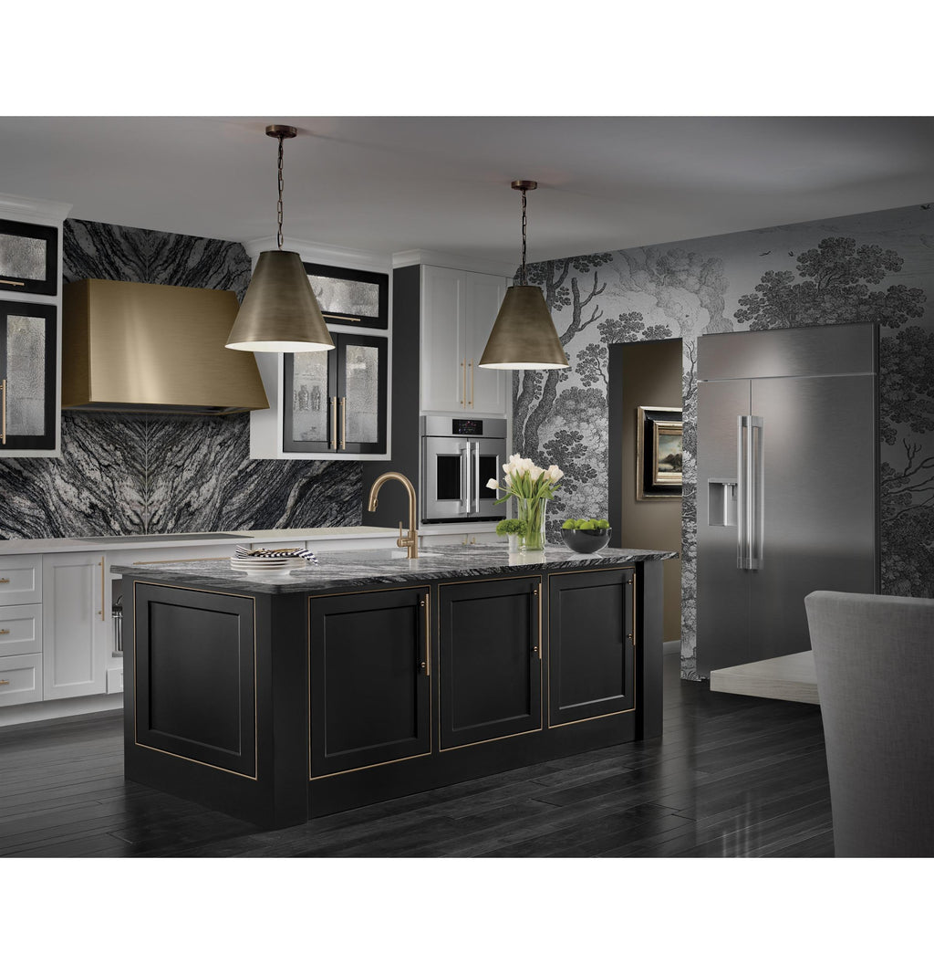 MONOGRAM Monogram 48" Built-In Side-by-Side Refrigerator with Dispenser in Stainless Steel - ZISS480DNSS