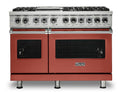 Klein Tools VIKING 48" Dual Fuel Range - Viking 5 Series Red - VDR5486GSCLP