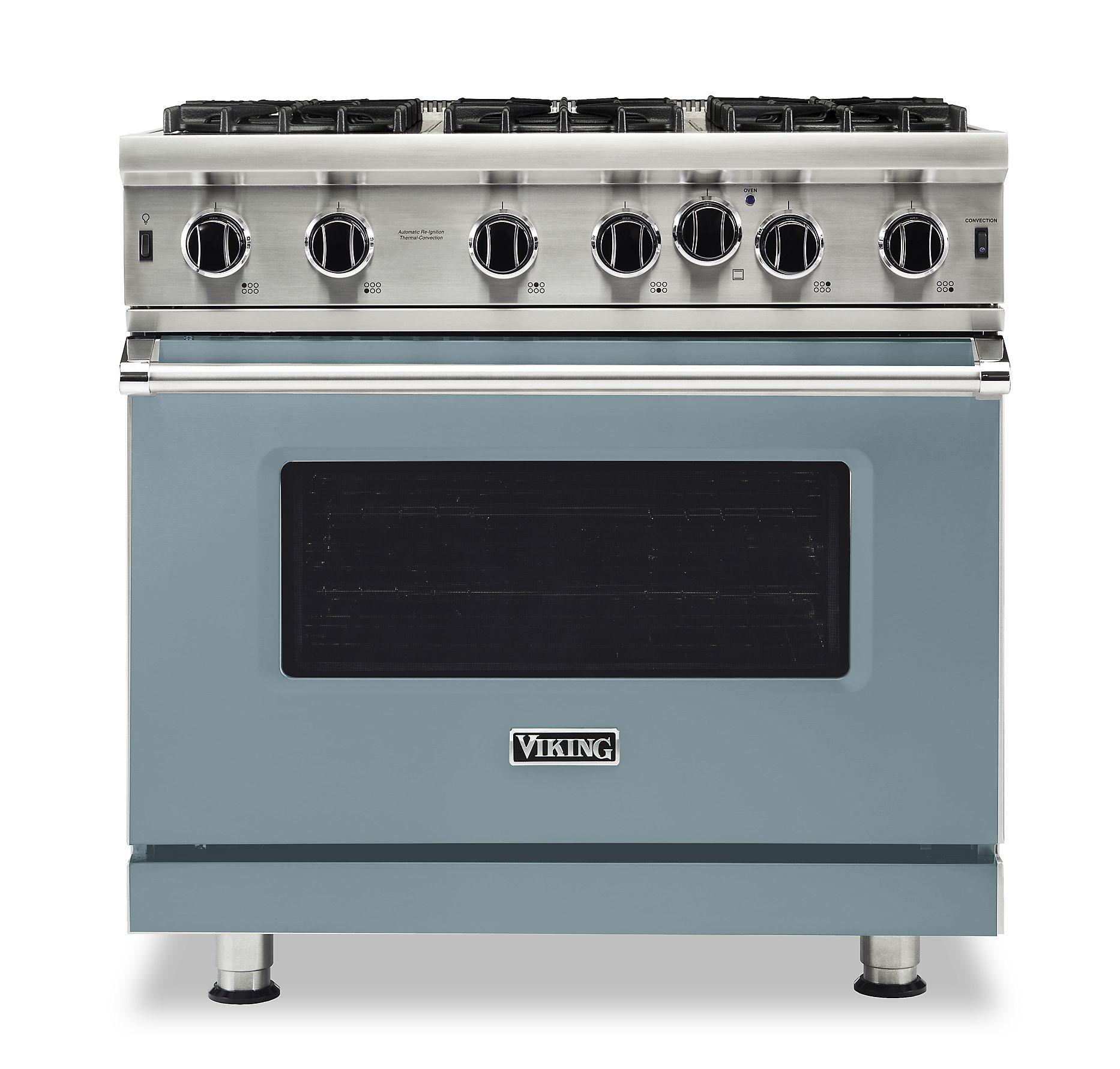 VIKING 36" Open Burner Gas Range Viking 5 Series Blue - VGIC53626BNSLP
