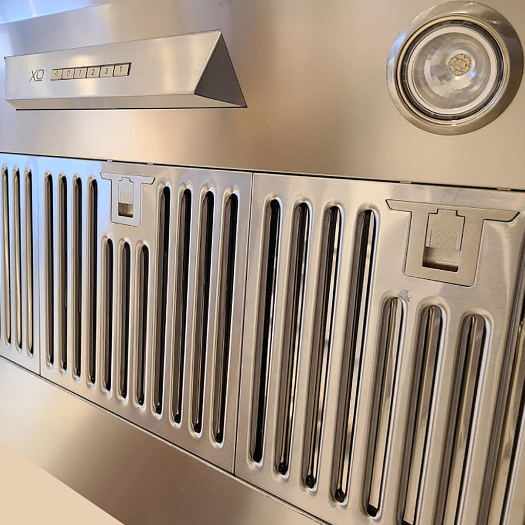 XO APPLIANCE XOIL3619KSE 36" 1000 CFM Insert Hood Liner Stainless - XOIL3619KSE