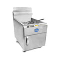 Globe 30 lb. Natural Gas Countertop Fryer - 53,000 BTU - GLFSGF30