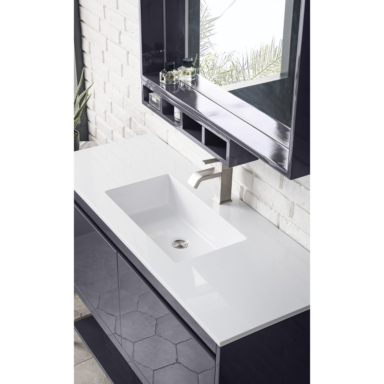 James Martin Vanities Milan 47.3" Single Vanity Cabinet - 801V47.3GWRGDCHB